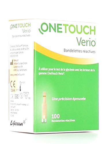 OneTouch Verio - Tiras de prueba (100 unidades)
