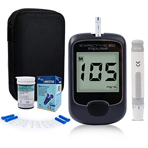 Glucometro, Medidor de Glucosa en Sangre, Glucosa en Sangre kit, Diabetes Kit de Prueba de...