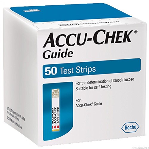 Roche Diagnostics D.Care Tiras Reactivas De Glucosa, 50 unidades